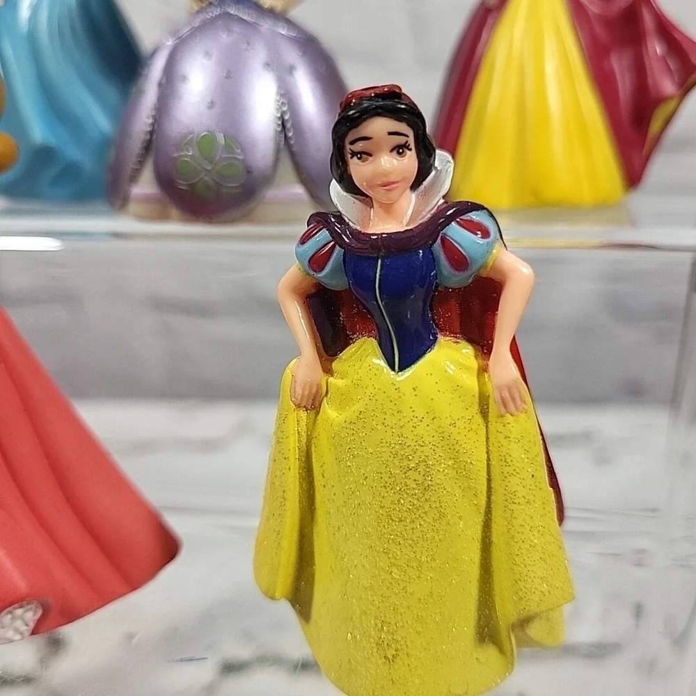 Disney Princess Figures‎ Lot 5 Sofia Aurora Snow White Belle Flawed Cake Toppers